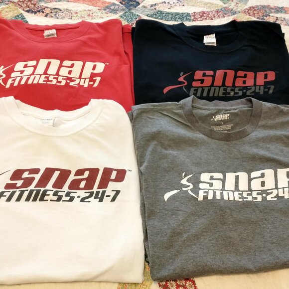 Gildan Other - Snap Fitness T-Shirt Bundle, 4 Shirts, Size Large